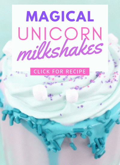 Unicorn milkshakes