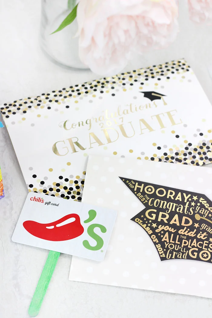 DIY Graduation Gift Ideas with Cash and Gift Cards.