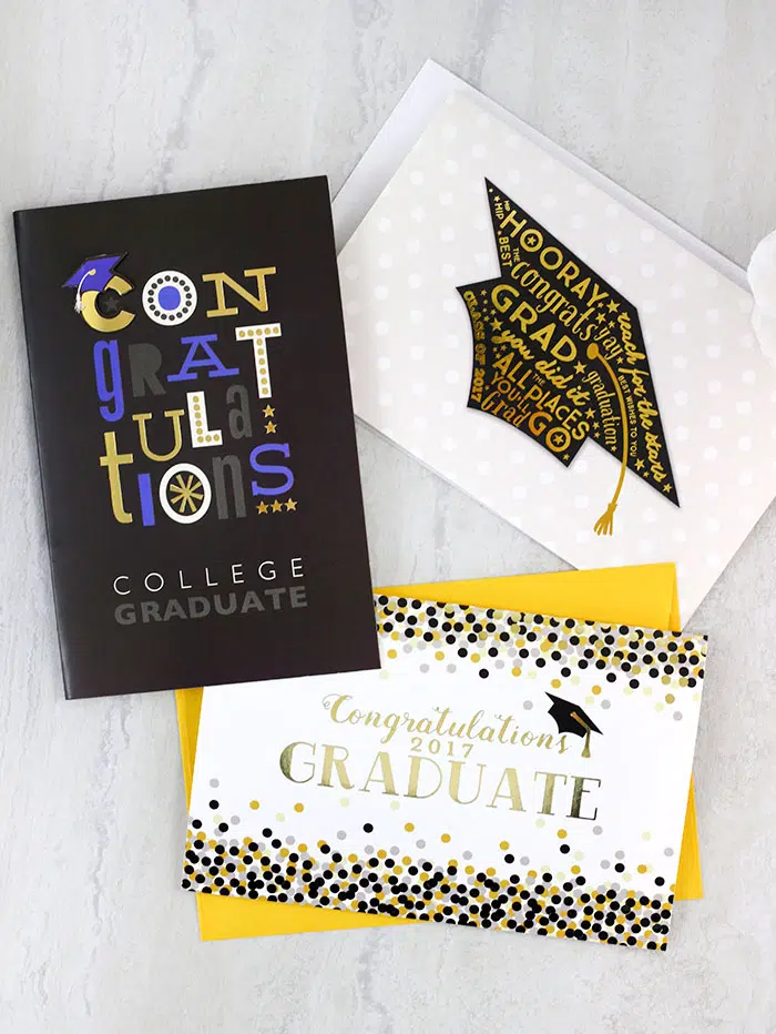 DIY Graduation Gift Ideas with Cash and Gift Cards.