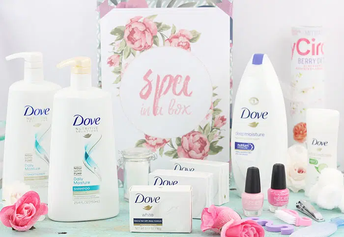 Spa in a box. Such an easy diy gift idea. Get a free printable for easy gifting.