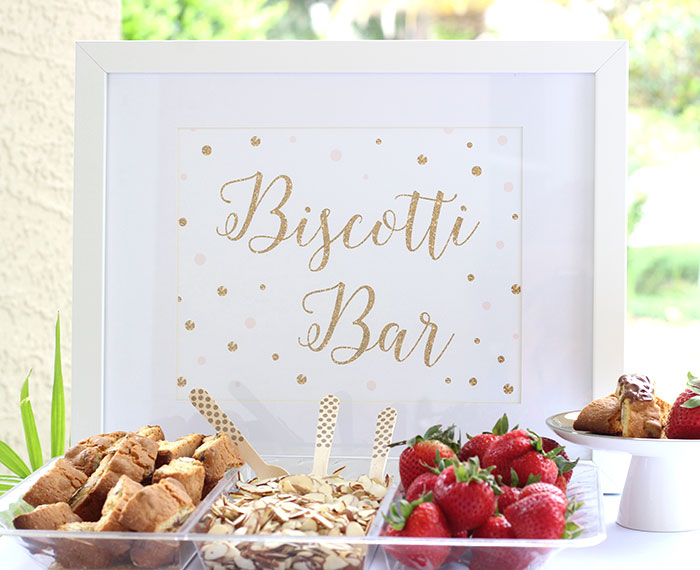 Host a Biscotti Bar for a Tasty Twist