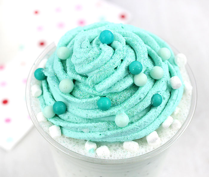 Magical Turquoise Whipped Cream w/ KitchenAid Artisan Mini Stand Mixer ...