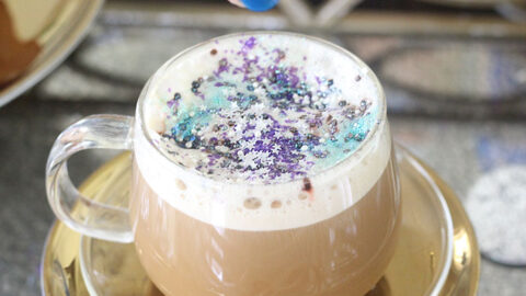 Out of this World Galaxy Latte in Seconds