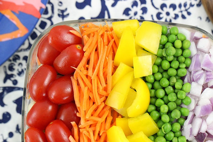 Rainbow Pasta Salad