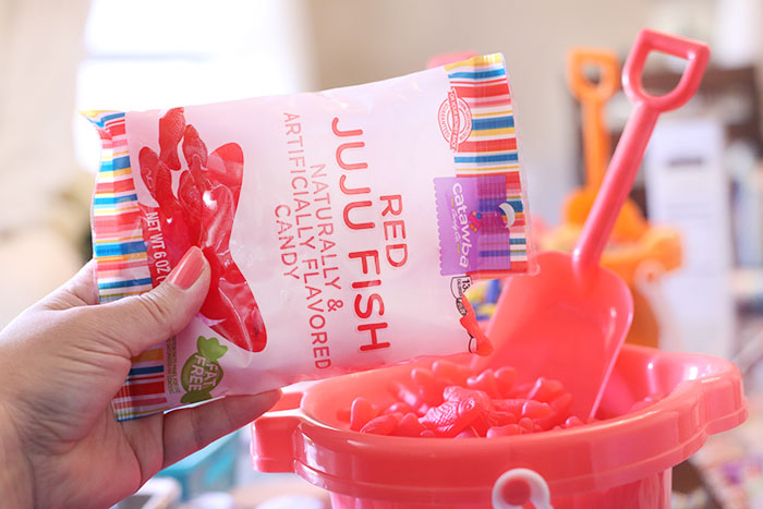 DIY Candy Buffet! Super easy and so fun. Use bright and whimsical colors to make it more magical. 