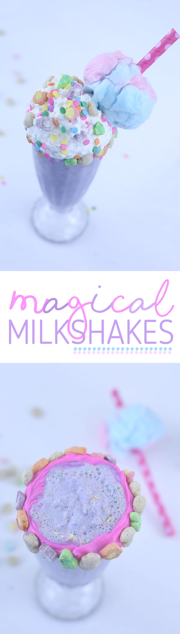 Magical Milkshakes that anyone can make. Ever wanted to make a fancy restaurant milkshake at home? This easy recipe is the answer.