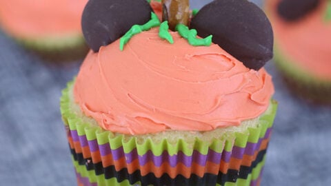 Mickey Pumpkin Cupcakes
