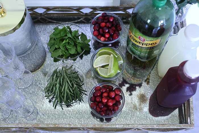 DIY Mocktail Bar Ideas. Have your guests help themselves. You will love it and so will they. 