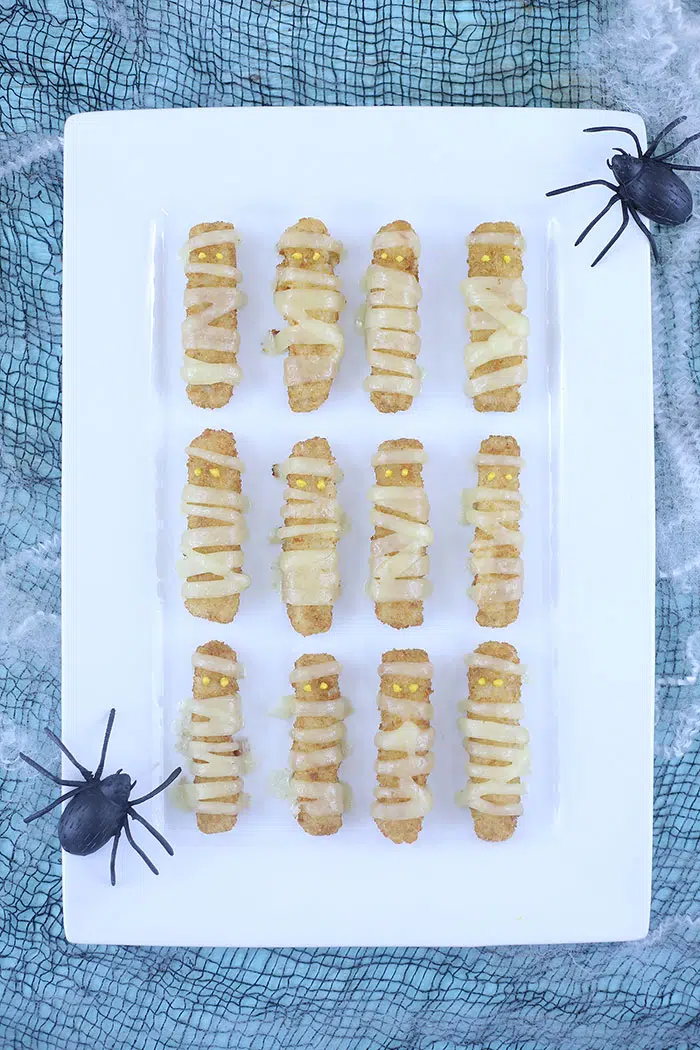 Fish Stick Mummies for Halloween