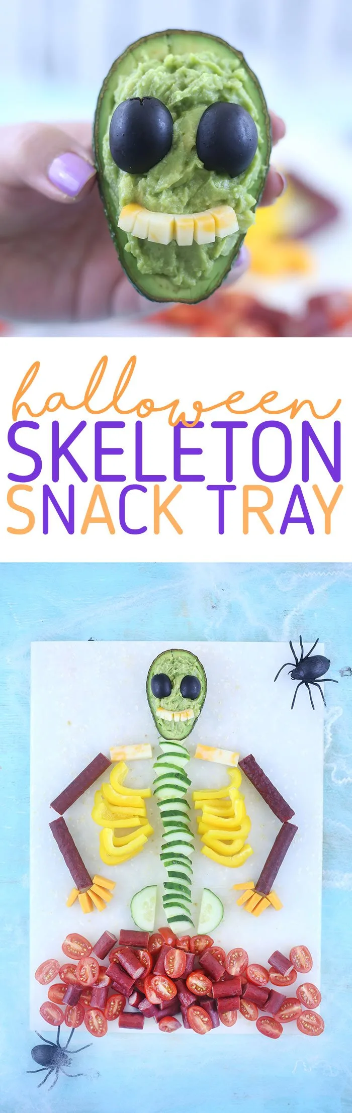 Spooky Skeleton Snack Tray