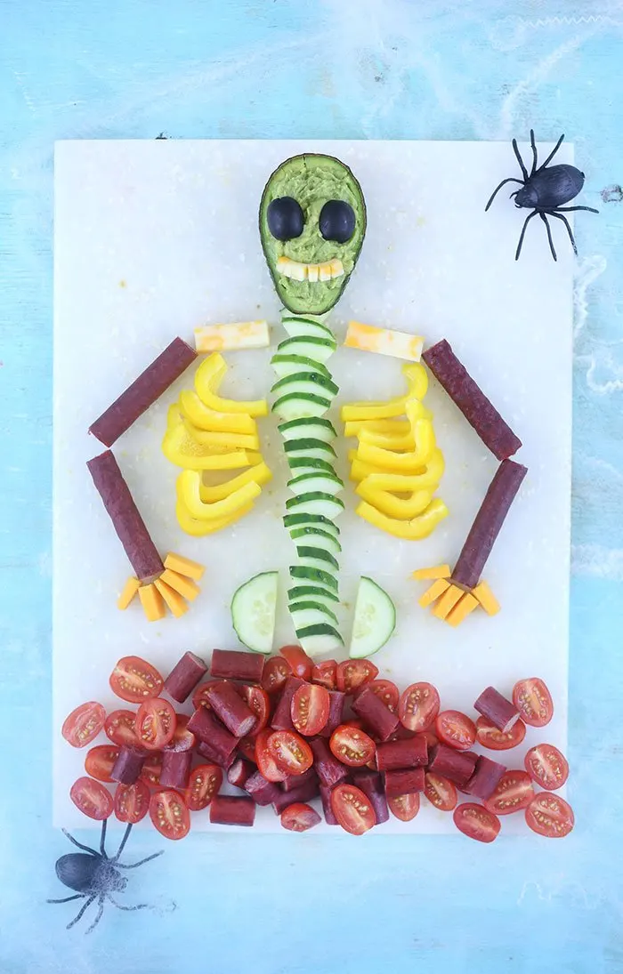 Spooky Skeleton Snack Tray