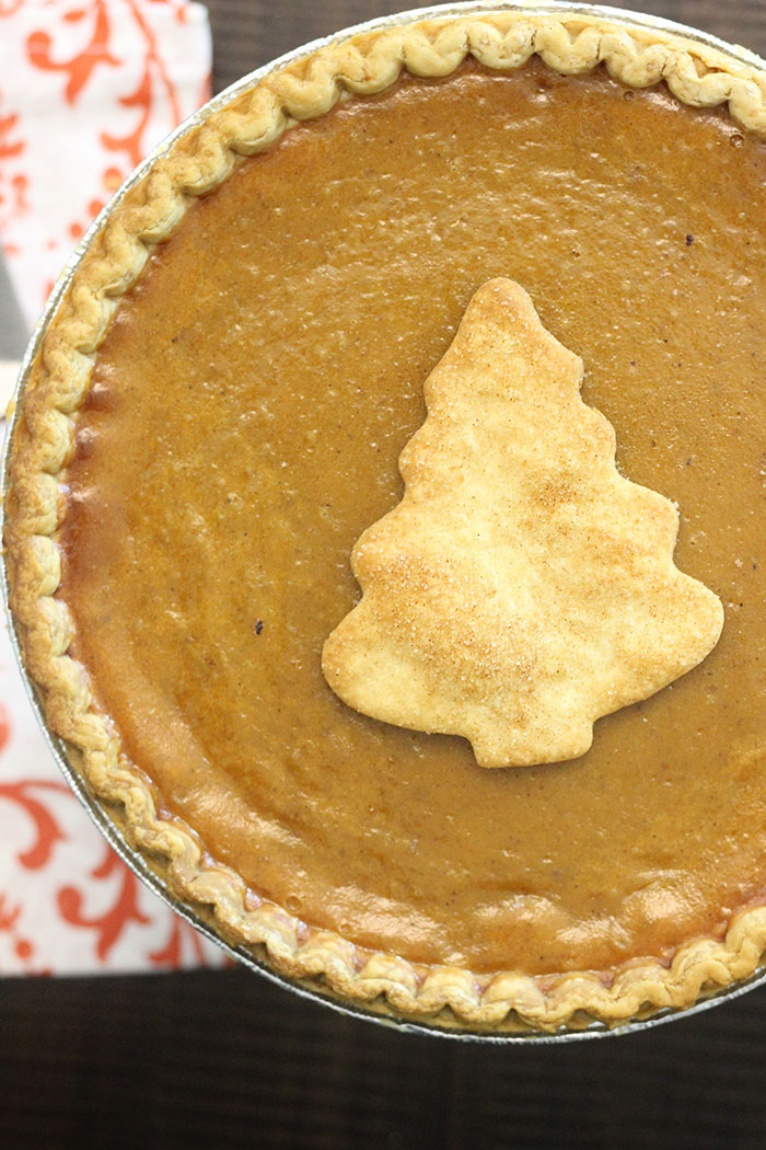 Turn a store bought freezer pie into your own perfect holiday pie creation.