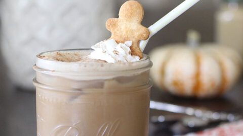 Add Pep To Your Step with Gingerbread Iced Coffee
