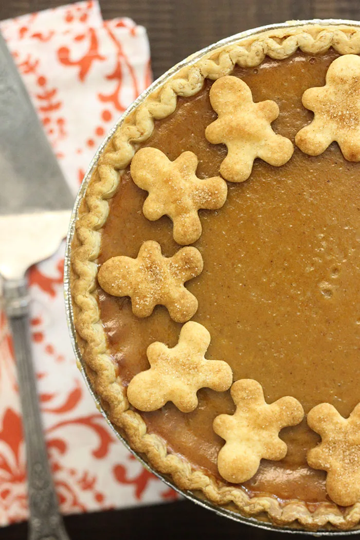 Turn a store bought freezer pie into your own perfect holiday pie creation.