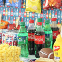 Football snack bar party ideas. Concessions.