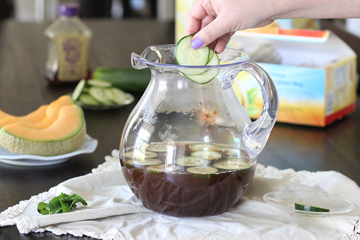 how to make fruit iced tea