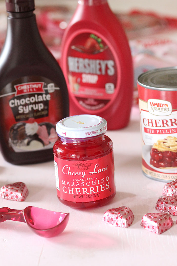 DIY Valentine's Day Ice Cream Bar