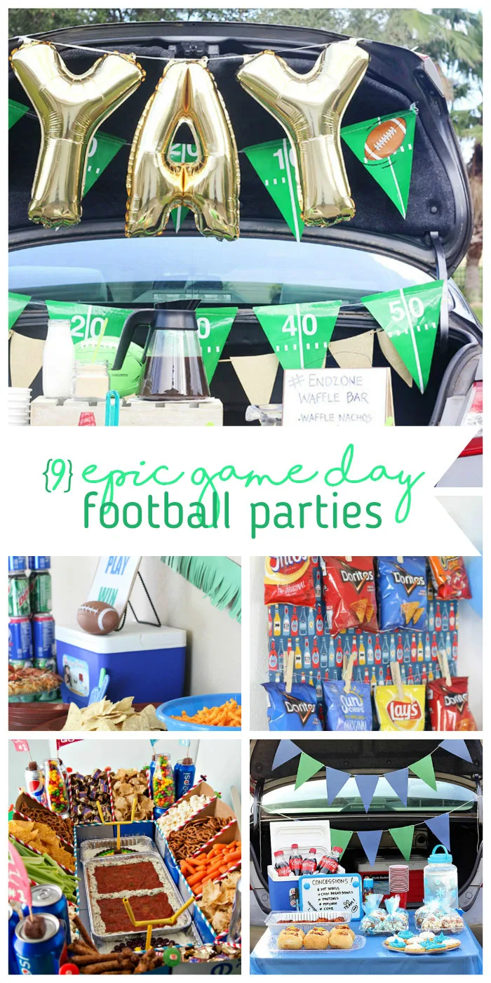 Football Party Spread Ideas