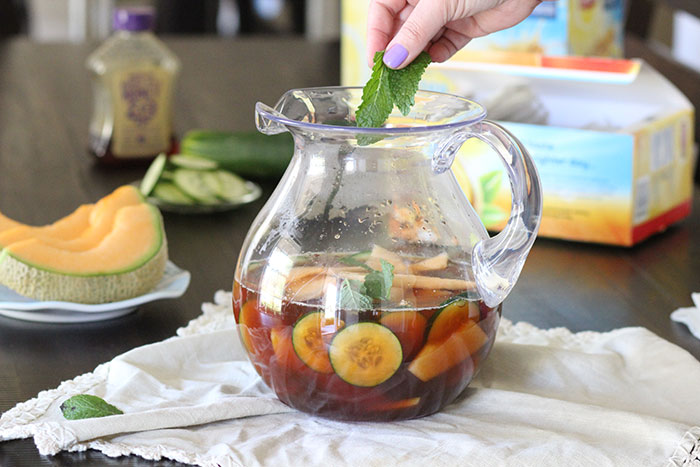 how to make fruit iced tea