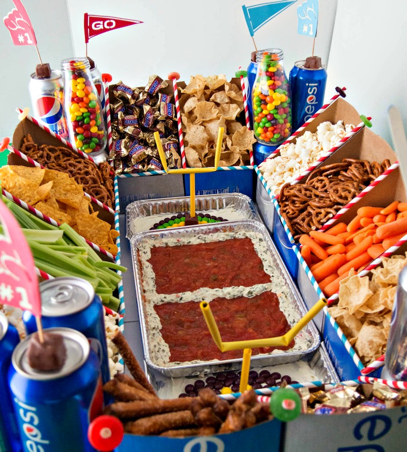 Football Party Spread Ideas