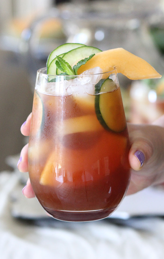 how to make homemade fruit iced tea