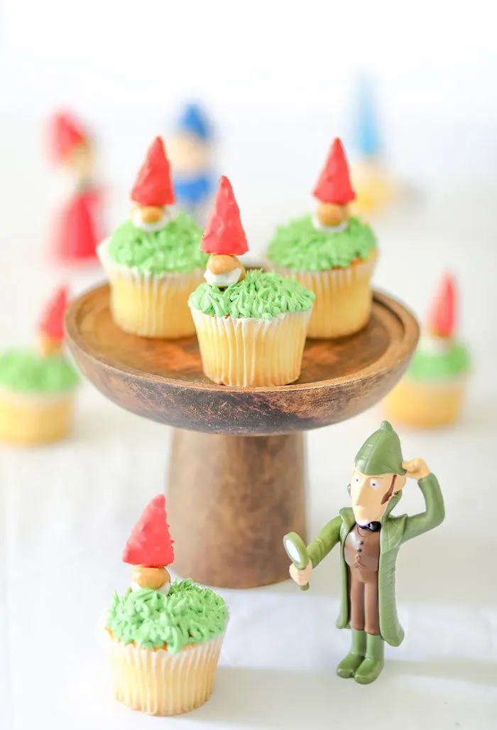 Goons Gnome Cupcakes to Celebrate Sherlock Gnomes