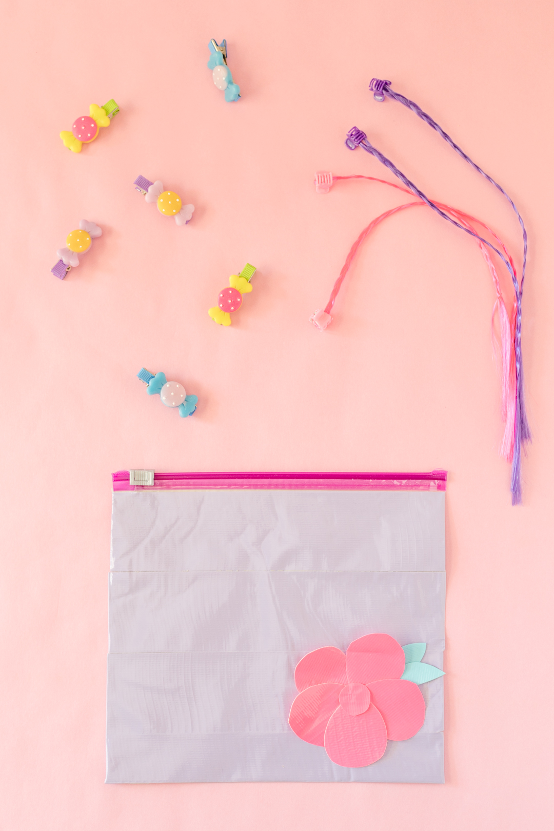 DIY Makeup Pouch / DIY Hair Accessory Bag. 