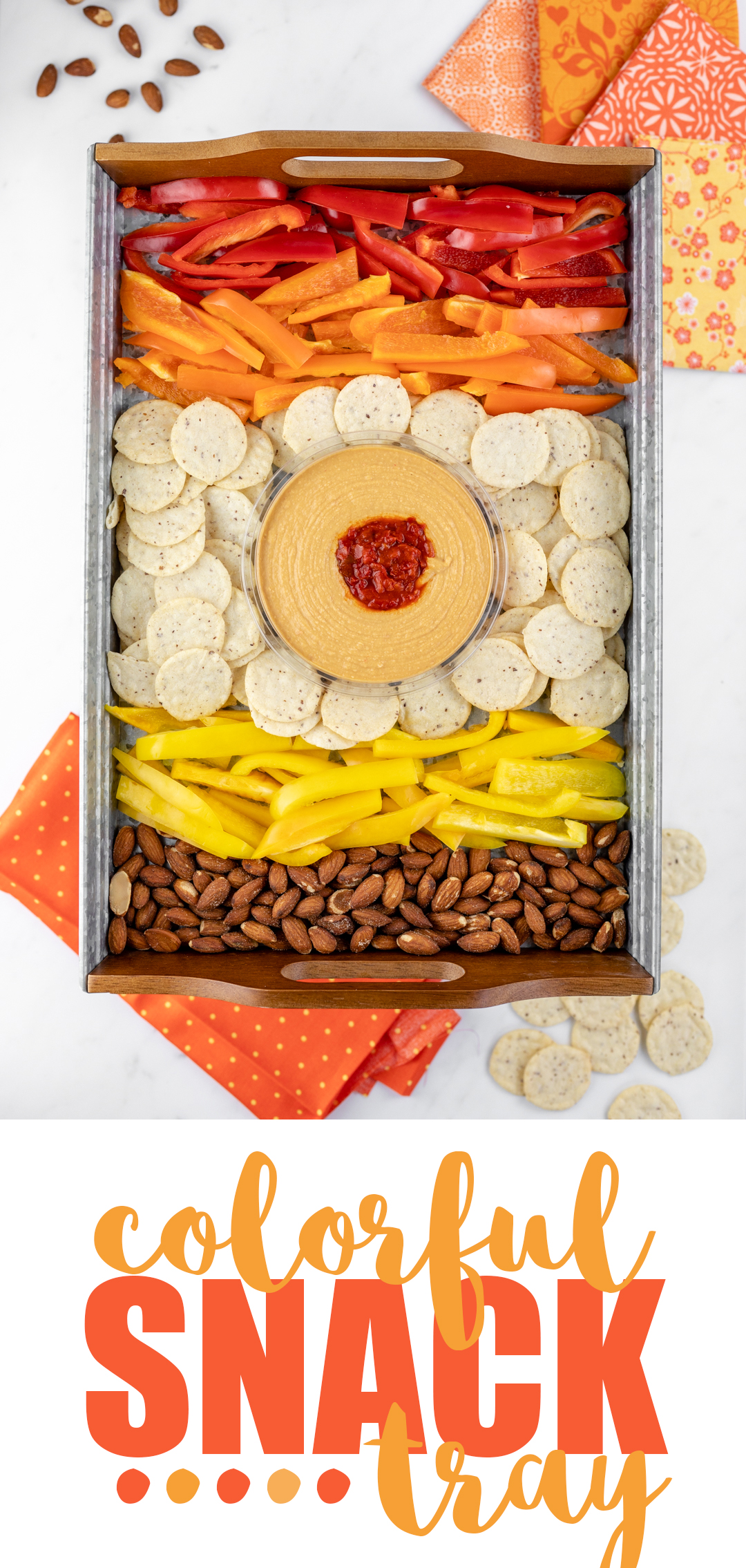 Colorful Snack Tray for Summer.
