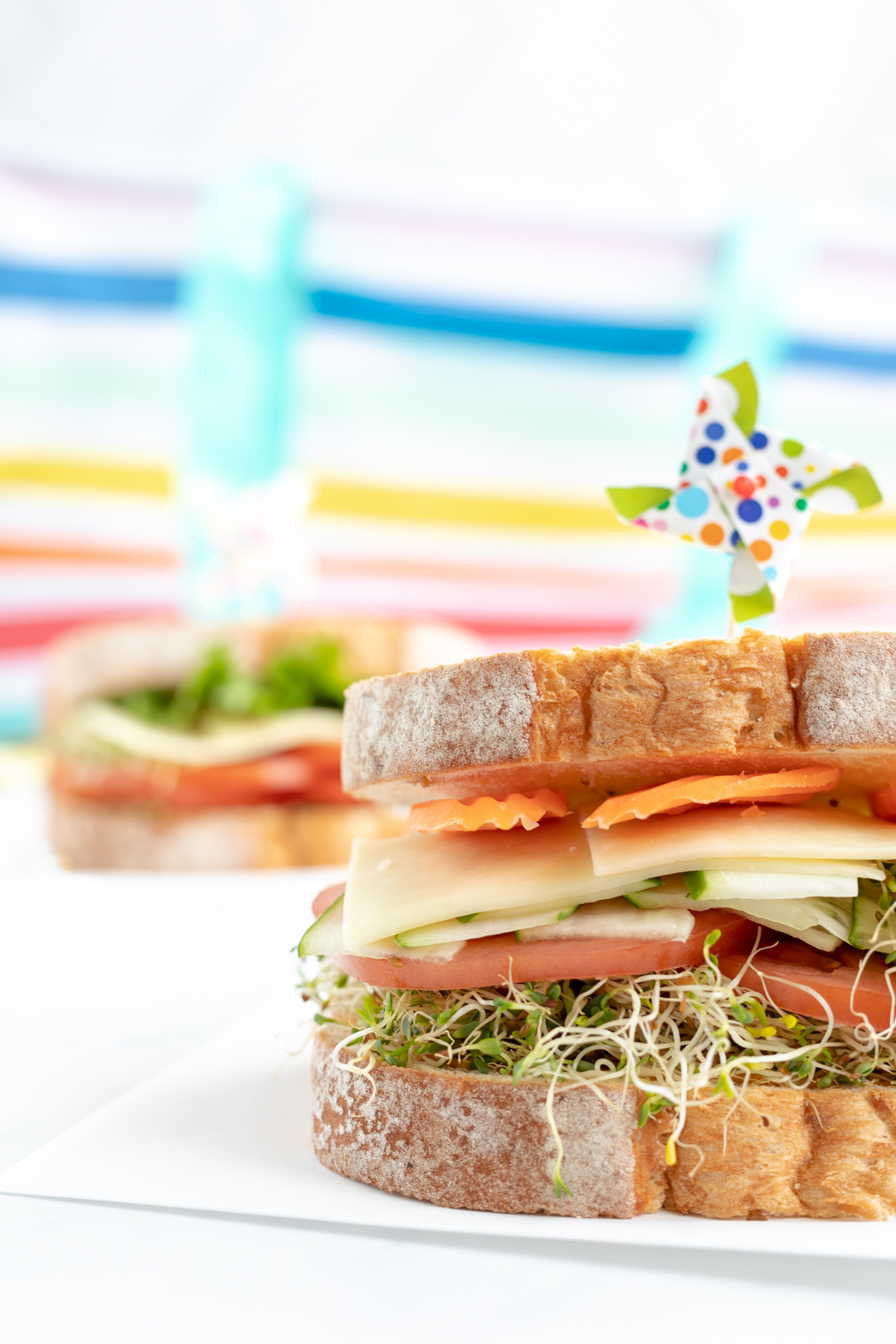 3 Picnic Perfect Veggie Sandwiches | Cutefetti