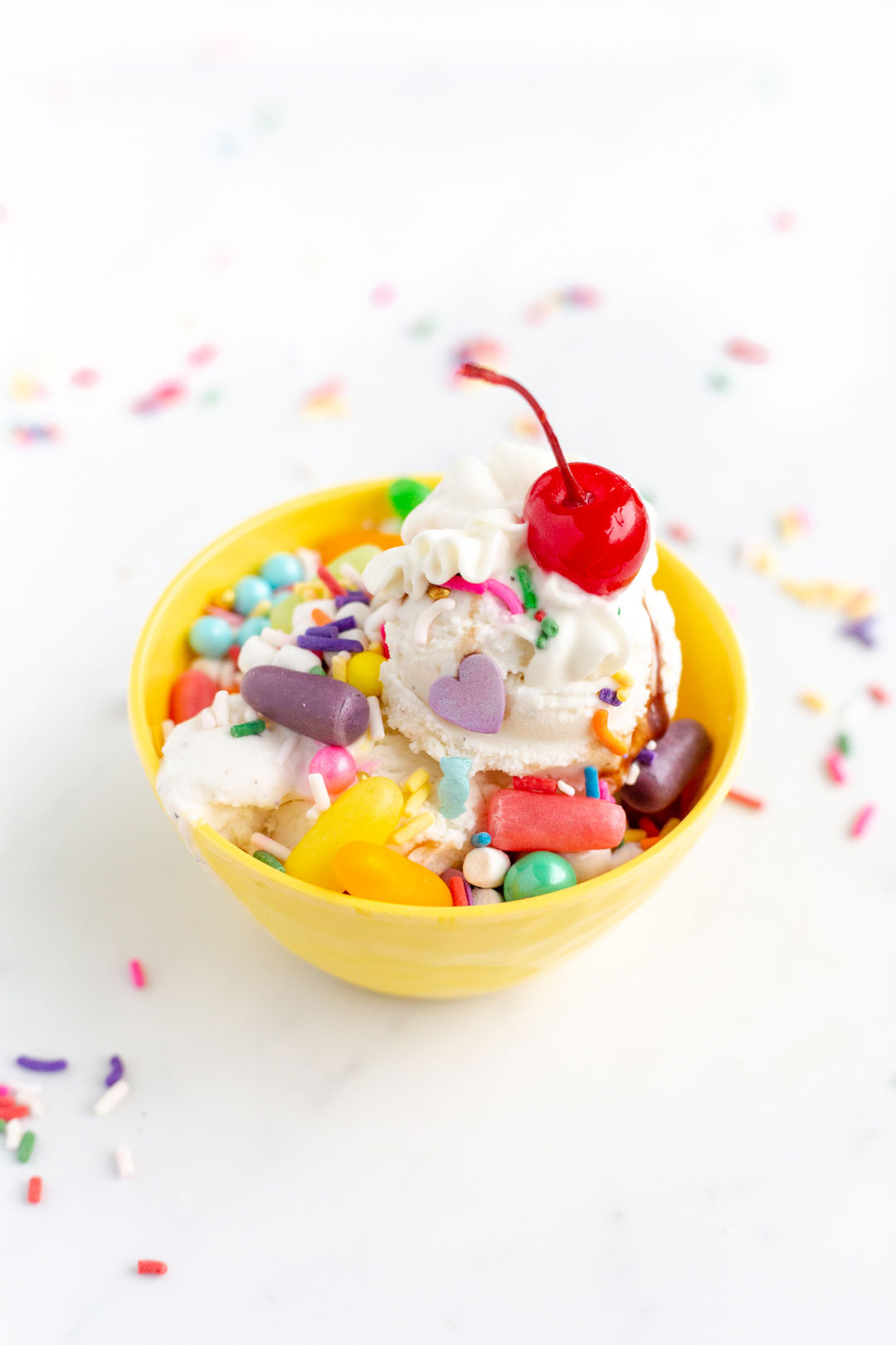 how to make colorful ice cream