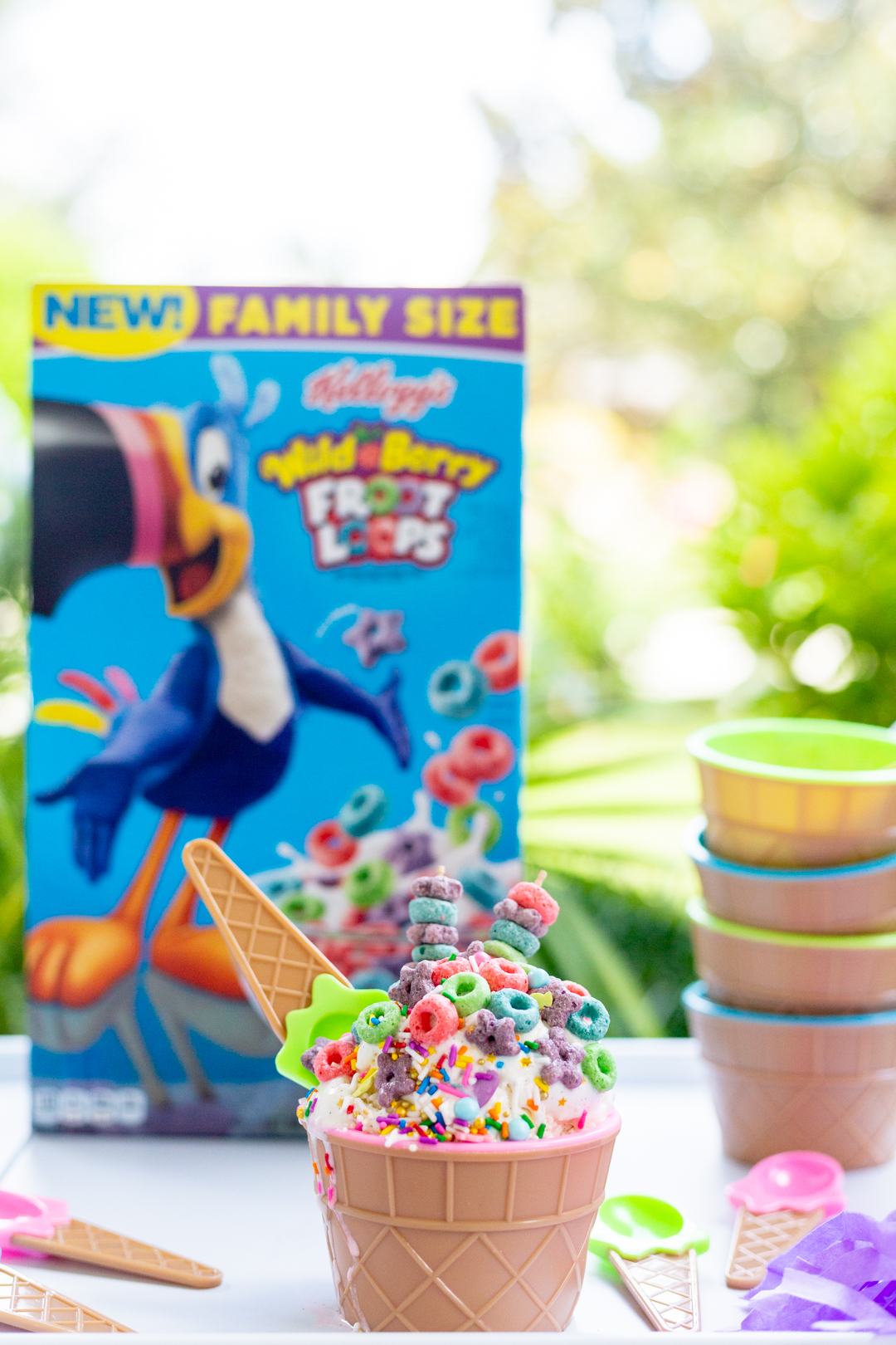 Wild Berry Froot Loops Sundae!