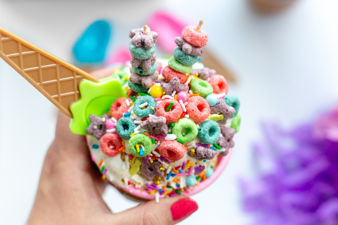 Wild Berry Froot Loops Sundae!