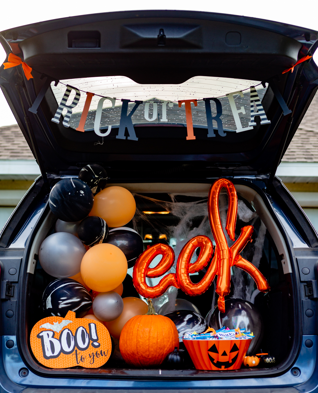 Cute spooky trunk for church or religious celebrations.