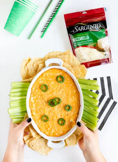 Spicy Buffalo Chicken Dip. Game Day Food.