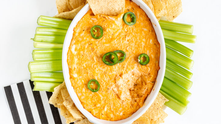 Game Day Spicy Buffalo Chicken Dip
