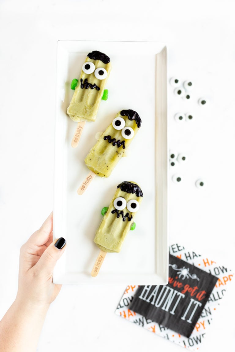 DIY Frankenstein Frozen Treats