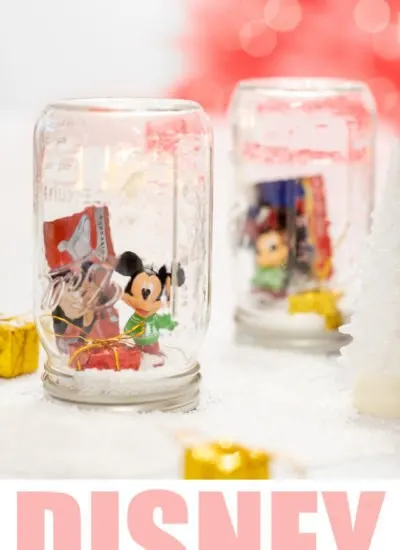 Disney DIY Gift Jars perfect for gifting a Disney Gift Card.