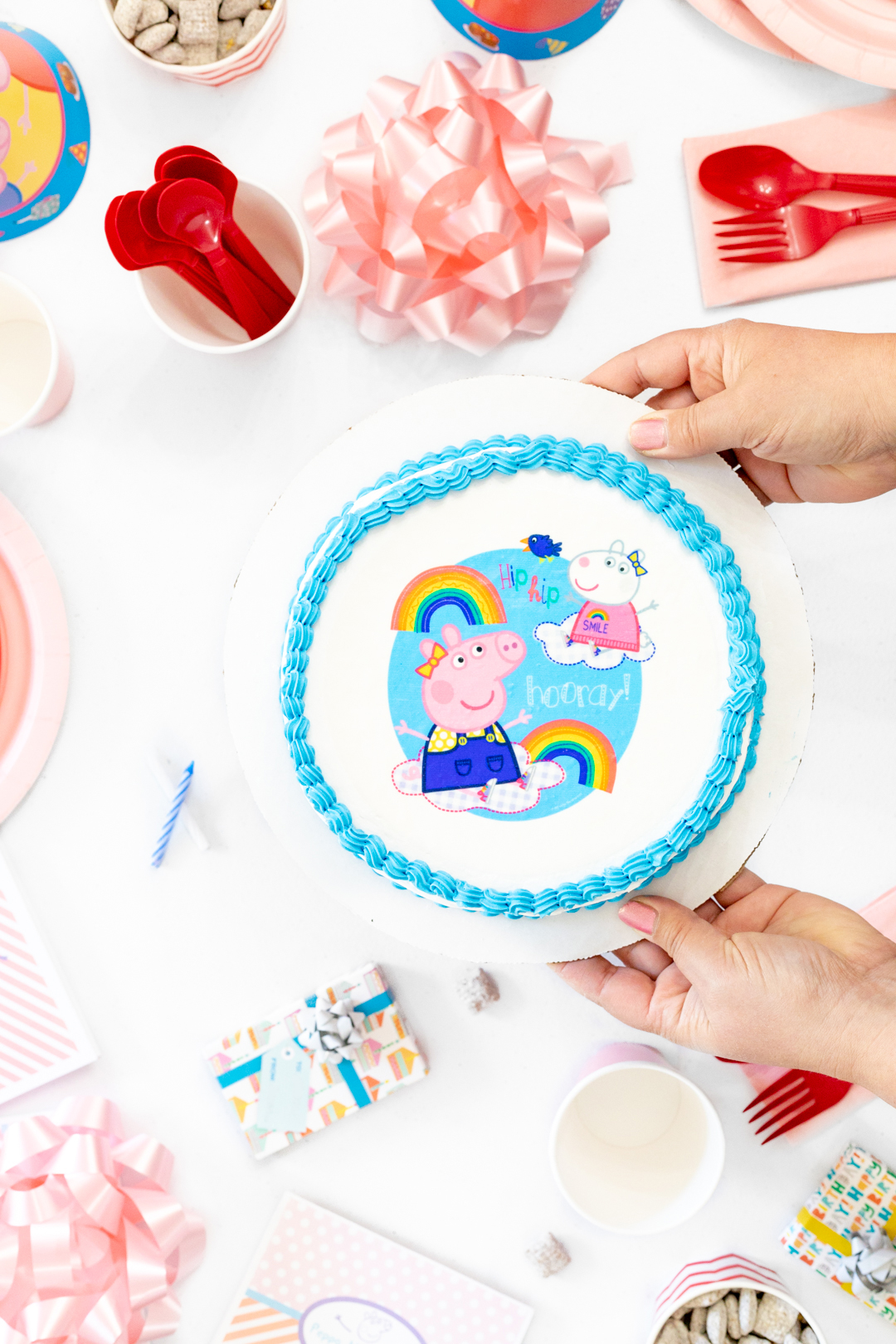 Peppa Pig Ice Cream Cake 