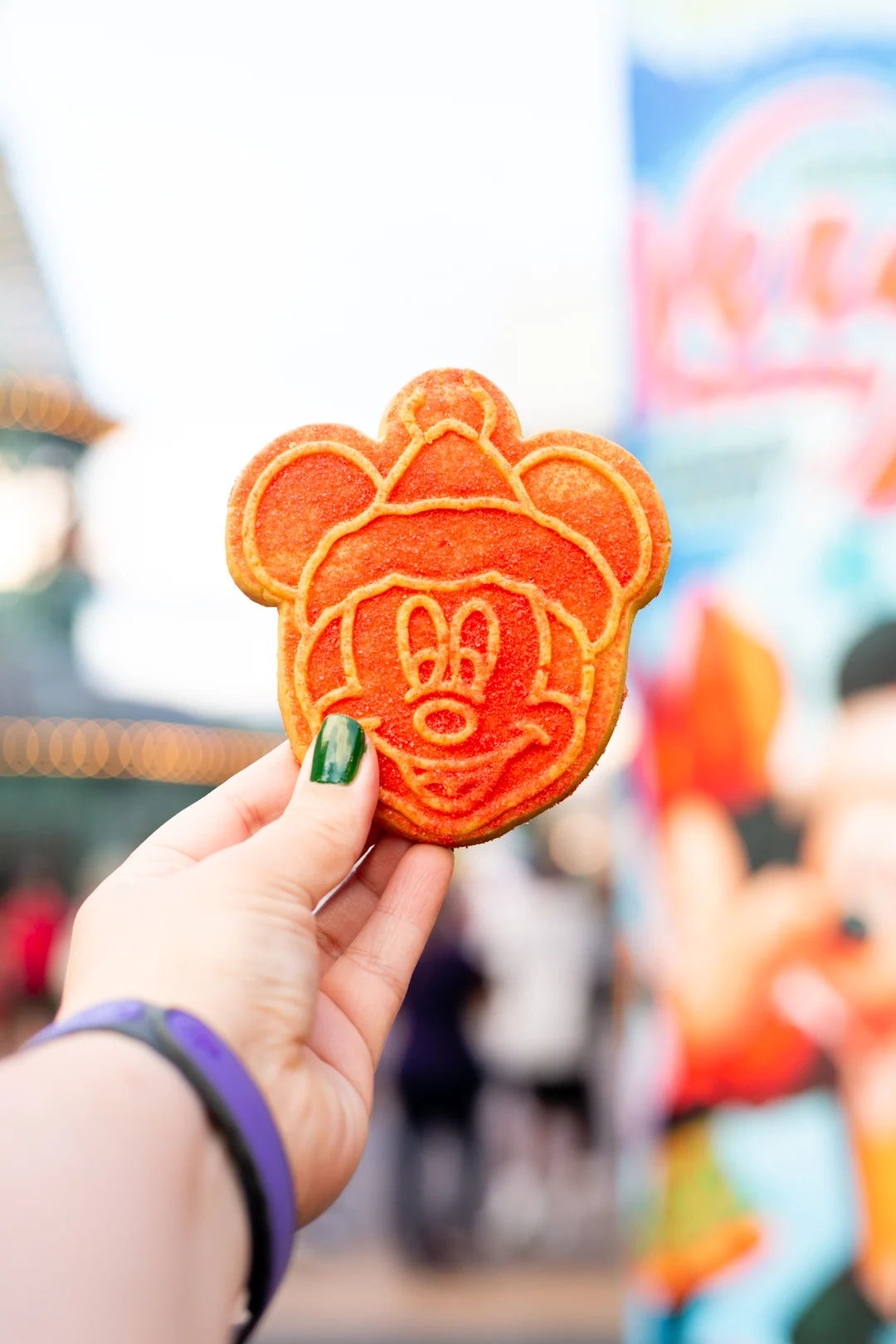 Mickey mouse christmas cookie