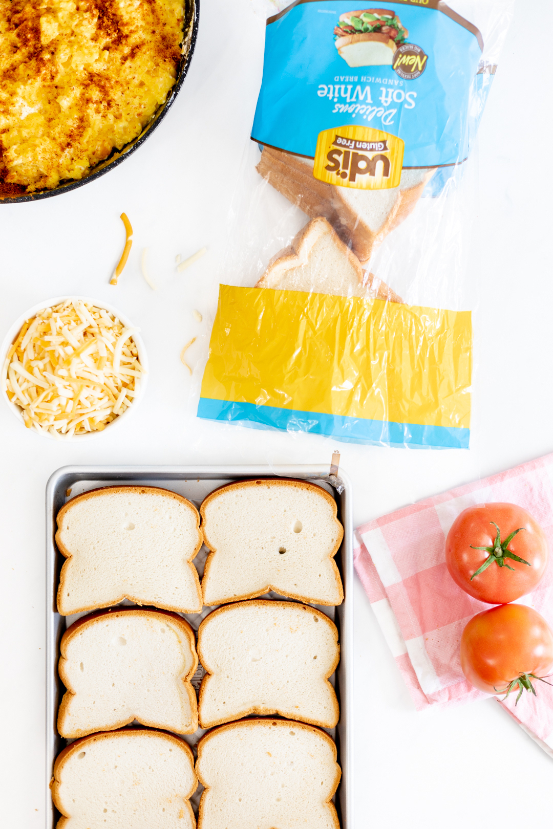 sandwich ingredients with gluten free bread