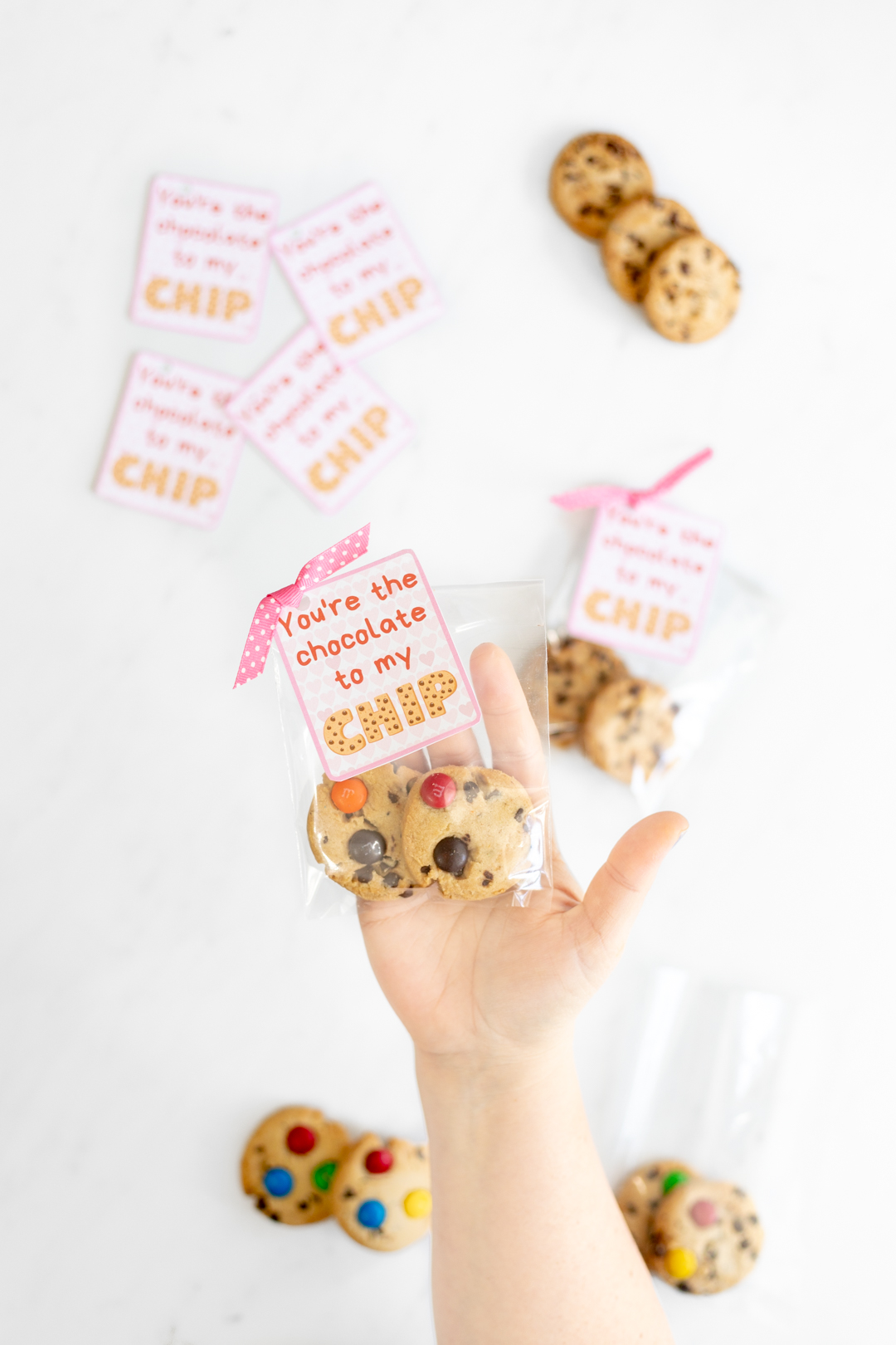 Holding a Valentine's Day Edible Gift