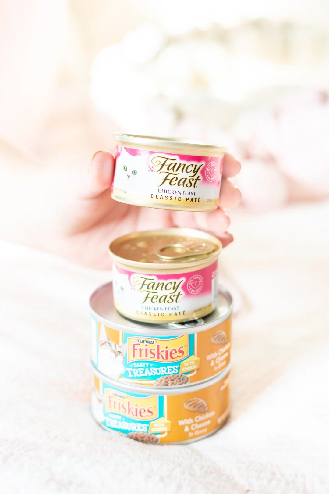 Fancy Feast and Friskies canned food