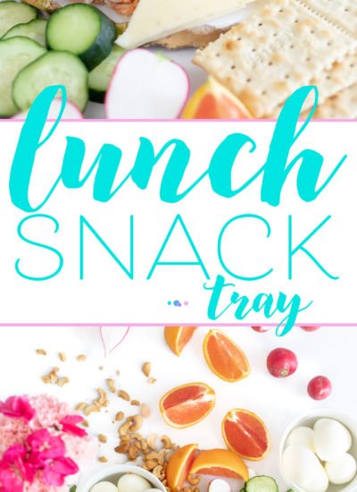 Lunch Snack Tray Ideas. Perfect for fancier entertaining and filling enough for lunch.