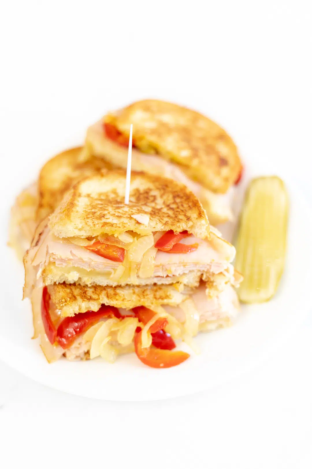 Cherry Pepper Turkey Grilled Cheese Sandwich Recipe | Cutefetti