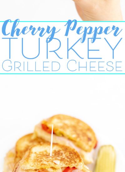 Turkey Grilled Cheese with Cherry Peppers