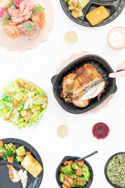 whole rotisserie chicken dinner