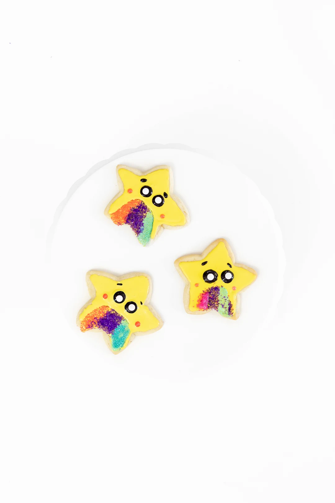 LEGO shooting star cookies inspired by The LEGO 2 Movie