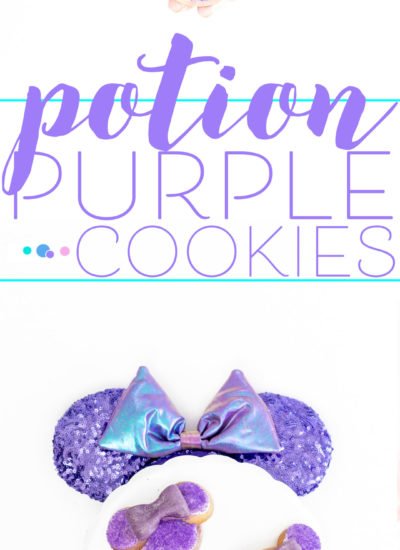 Potion Purple Mickey Cookies