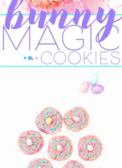 Bunny Magic Swirl Cookies