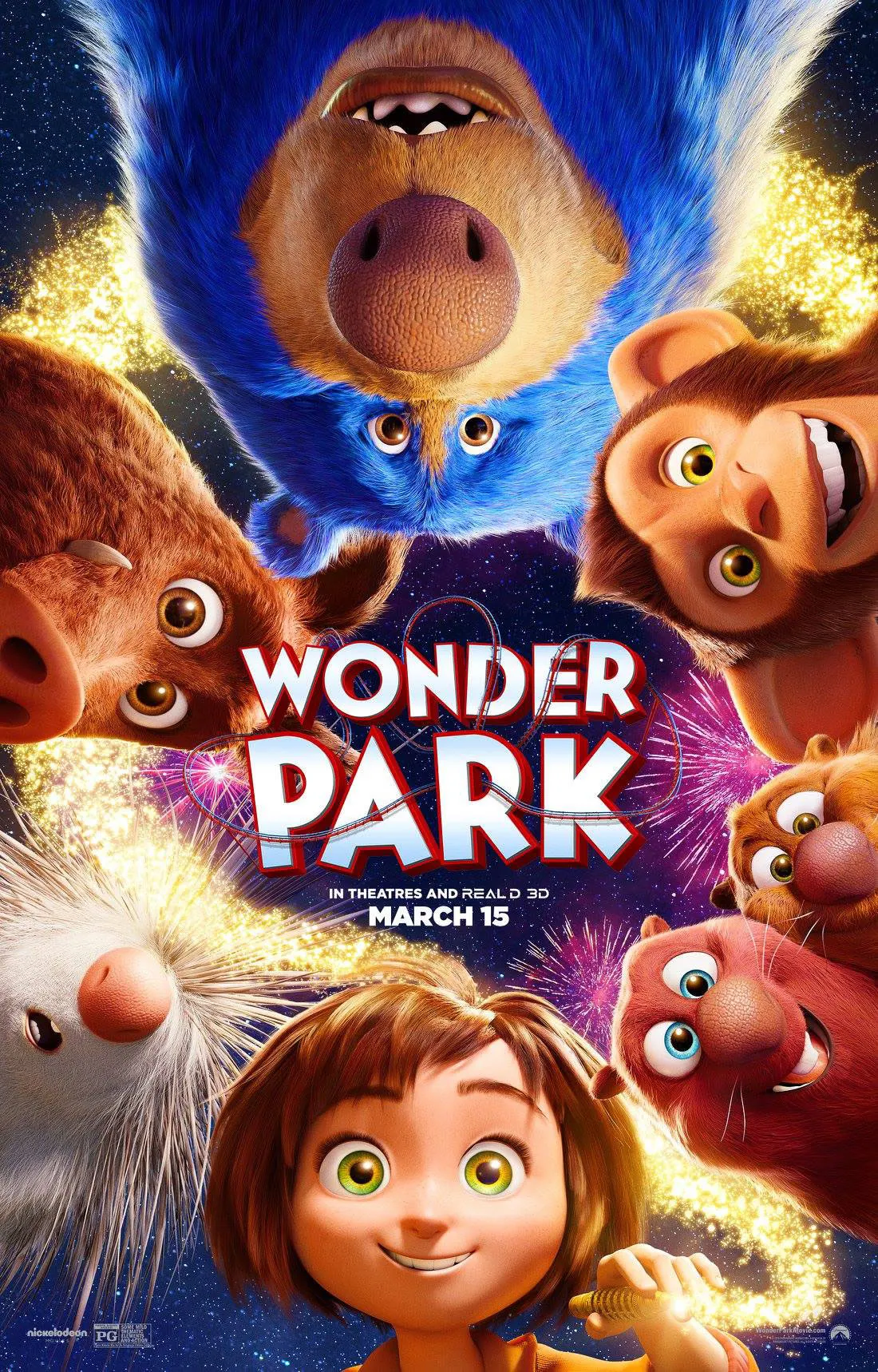 Wonder Park Movie Poster with main characters 